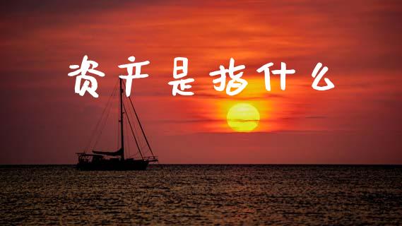 资产是指什么_https://m.jnkyh.com_国际原油_第1张