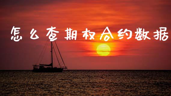 怎么查期权合约数据_https://m.jnkyh.com_股票交易_第1张