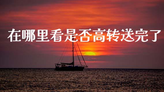 在哪里看是否高转送完了_https://m.jnkyh.com_期货开户条件_第1张