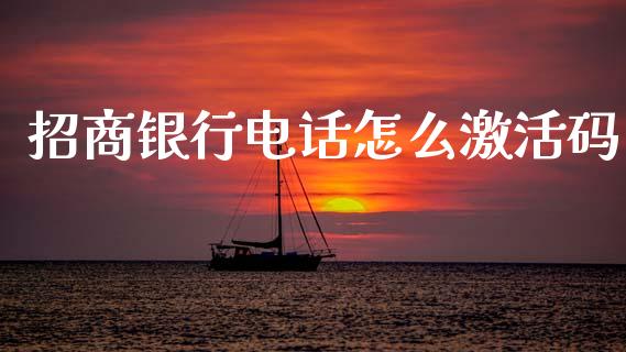 招商银行电话怎么激活码_https://m.jnkyh.com_股票交易_第1张