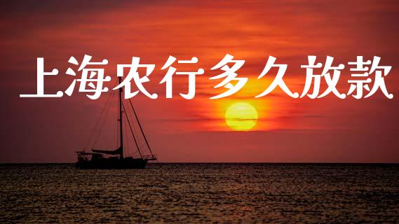 上海农行多久放款_https://m.jnkyh.com_股指期货_第1张