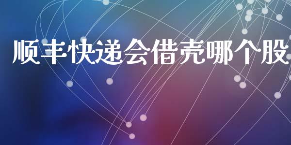 顺丰快递会借壳哪个股_https://m.jnkyh.com_股票交易_第1张