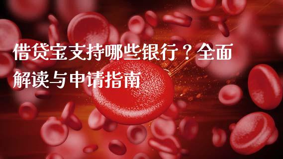 借贷宝支持哪些银行？全面解读与申请指南_https://m.jnkyh.com_国际原油_第1张