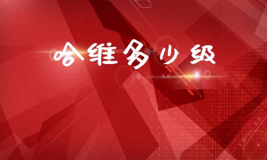 哈维多少级_https://m.jnkyh.com_股指期货_第1张
