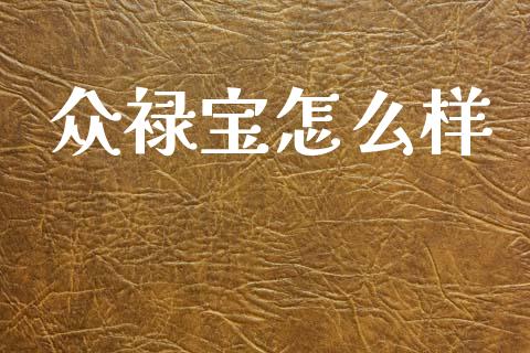 众禄宝怎么样_https://m.jnkyh.com_股指期货_第1张