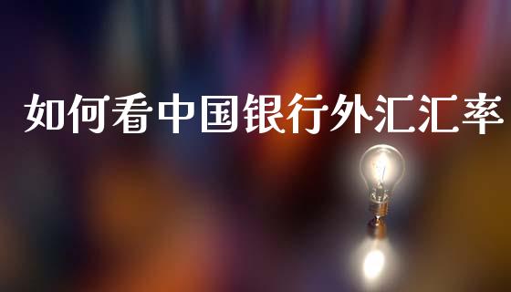 如何看中国银行外汇汇率_https://m.jnkyh.com_股票交易_第1张