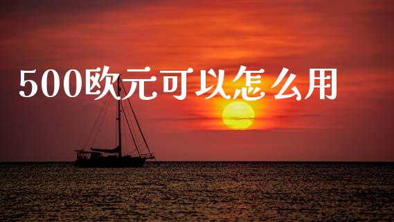 500欧元可以怎么用_https://m.jnkyh.com_股指期货_第1张
