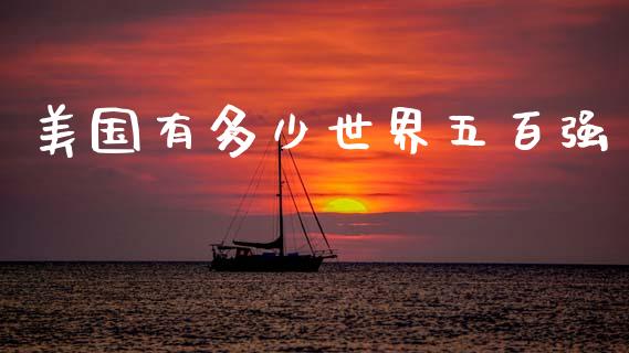 美国有多少世界五百强_https://m.jnkyh.com_股票交易_第1张