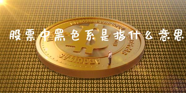 股票中黑色系是指什么意思_https://m.jnkyh.com_股指期货_第1张