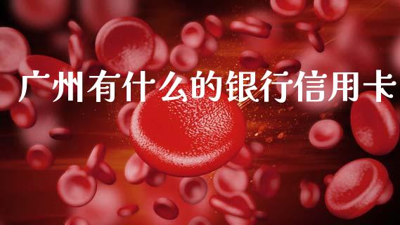 广州有什么的银行信用卡_https://m.jnkyh.com_期货开户条件_第1张
