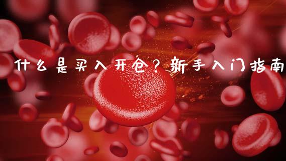什么是买入开仓？新手入门指南_https://m.jnkyh.com_股指期货_第1张