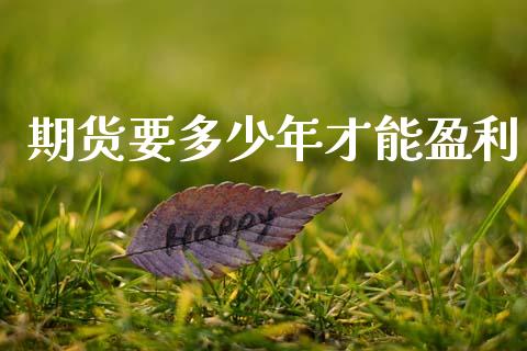 期货要多少年才能盈利_https://m.jnkyh.com_期货开户条件_第1张