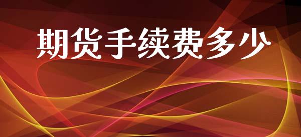 期货手续费多少_https://m.jnkyh.com_国际原油_第1张