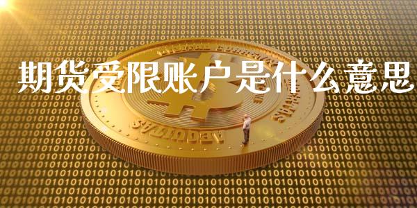 期货受限账户是什么意思_https://m.jnkyh.com_国际原油_第1张