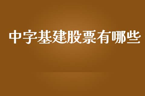 中字基建股票有哪些_https://m.jnkyh.com_股指期货_第1张