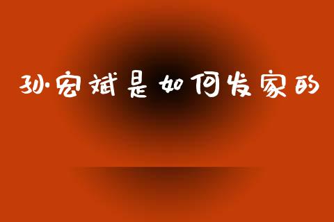 孙宏斌是如何发家的_https://m.jnkyh.com_股票交易_第1张