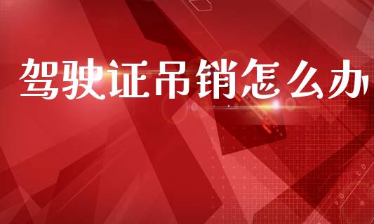 驾驶证吊销怎么办_https://m.jnkyh.com_股指期货_第1张