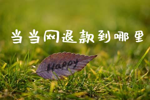 当当网退款到哪里_https://m.jnkyh.com_股指期货_第1张