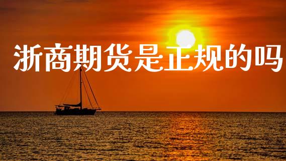浙商期货是正规的吗_https://m.jnkyh.com_国际原油_第1张