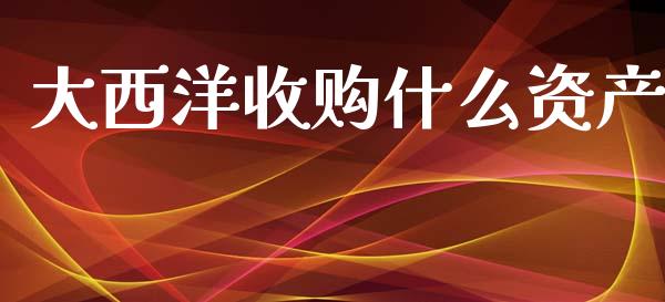 大西洋收购什么资产_https://m.jnkyh.com_期货开户条件_第1张