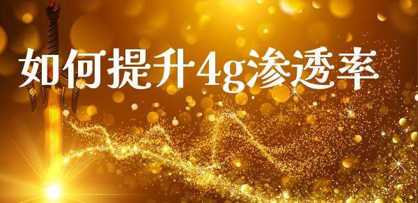 如何提升4g渗透率_https://m.jnkyh.com_股票交易_第1张