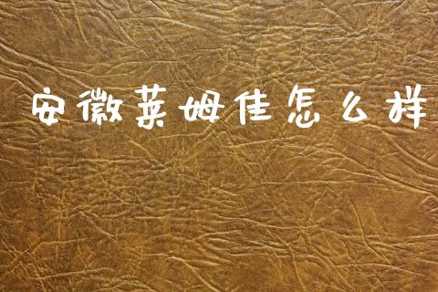 安徽莱姆佳怎么样_https://m.jnkyh.com_股指期货_第1张