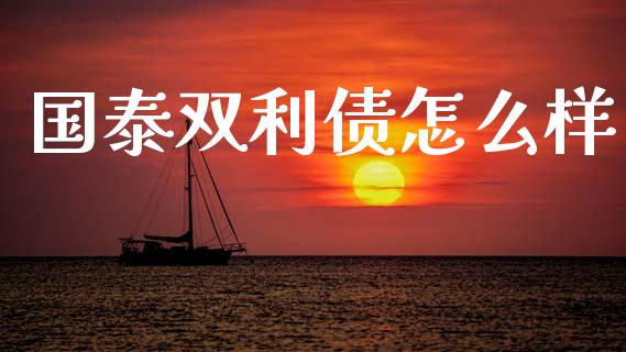 国泰双利债怎么样_https://m.jnkyh.com_股指期货_第1张
