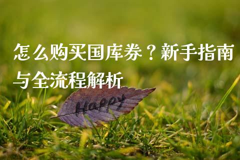 怎么购买国库券？新手指南与全流程解析_https://m.jnkyh.com_国际原油_第1张