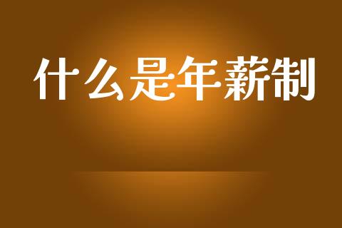什么是年薪制_https://m.jnkyh.com_国际原油_第1张