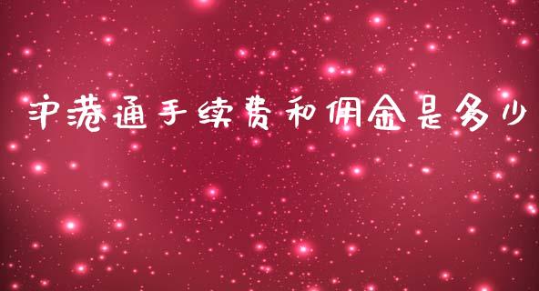 沪港通手续费和佣金是多少_https://m.jnkyh.com_股票交易_第1张