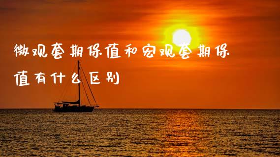 微观套期保值和宏观套期保值有什么区别_https://m.jnkyh.com_期货开户条件_第1张