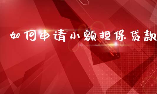 如何申请小额担保贷款_https://m.jnkyh.com_国际原油_第1张