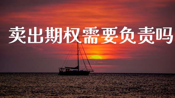 卖出期权需要负责吗_https://m.jnkyh.com_期货开户条件_第1张