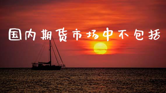 国内期货市场中不包括_https://m.jnkyh.com_股指期货_第1张