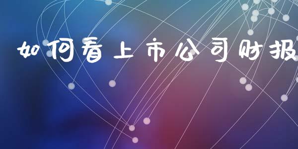 如何看上市公司财报_https://m.jnkyh.com_期货开户条件_第1张