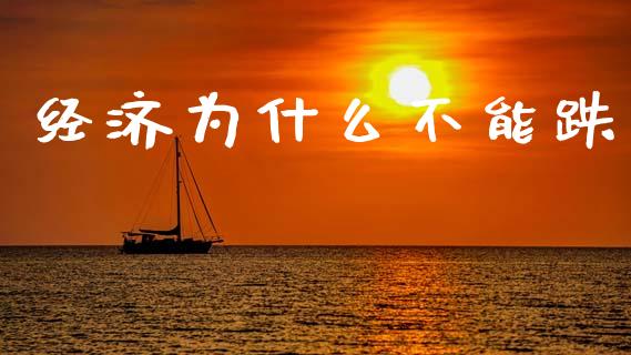 经济为什么不能跌_https://m.jnkyh.com_期货开户条件_第1张