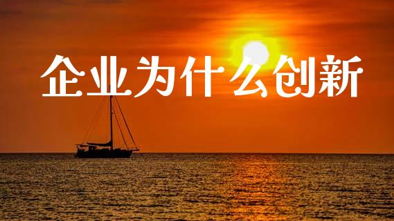 企业为什么创新_https://m.jnkyh.com_期货开户条件_第1张