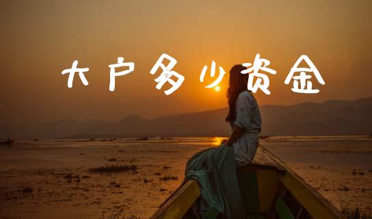 大户多少资金_https://m.jnkyh.com_期货开户条件_第1张