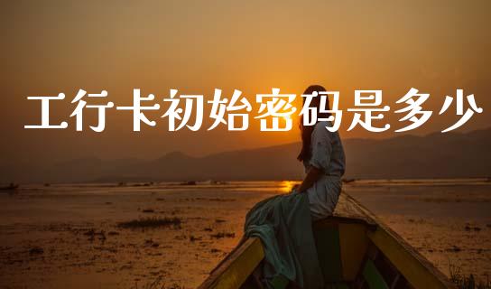 工行卡初始密码是多少_https://m.jnkyh.com_期货开户条件_第1张