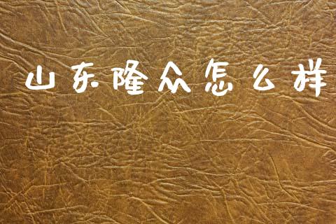 山东隆众怎么样_https://m.jnkyh.com_股票交易_第1张