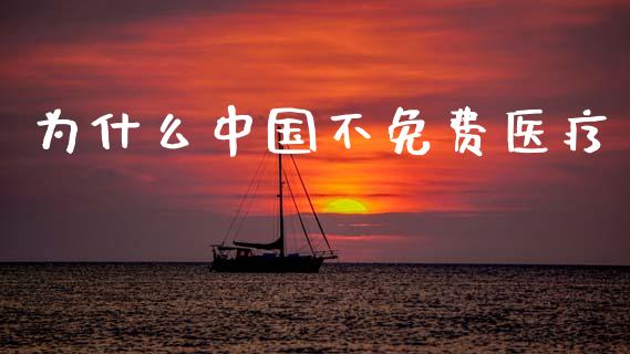 为什么中国不免费医疗_https://m.jnkyh.com_股指期货_第1张