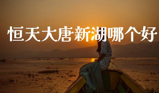 恒天大唐新湖哪个好_https://m.jnkyh.com_股票交易_第1张