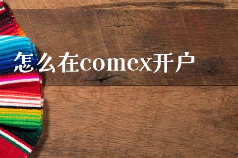 怎么在comex开户_https://m.jnkyh.com_期货开户条件_第1张