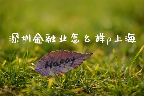深圳金融业怎么样p上海_https://m.jnkyh.com_期货开户条件_第1张