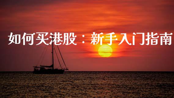 如何买港股：新手入门指南_https://m.jnkyh.com_股票交易_第1张