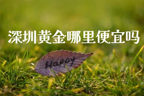 深圳黄金哪里便宜吗_https://m.jnkyh.com_期货开户条件_第1张
